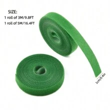 2Rolls Nylon Plant Bandage Tie, Reusable Plant Ties Garden Tape, Plants Tie Strap, Tomato Plant Wrap Support 9.8FT/16.4FT/Roll