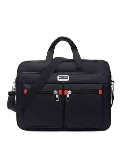 1pc Stylish Large Capacity Bag For Commuting And Documents, With Laptop Compartment Summer College Bag Gifts Fall Christmas Scream Briefcase Document Bag Computer Bag Laptop Bag Thanksgiving Travel Winter Holiday Storage Bag Tote Bag Messenger Bag Christmas Gifts Merry Christmas Black Bag Student Multi-Functional Outdoor Portable Fashionable Casual Clutch Handbags