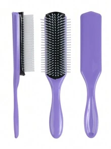 DeeJey 1入組捲髮定型刷：針對粗髮和波浪髮的防毛躁，亮澤捲髮 - 在家輕鬆達到沙龍級的造型