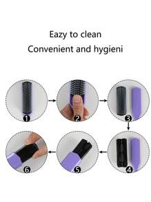 DeeJey 1入組捲髮定型刷：針對粗髮和波浪髮的防毛躁，亮澤捲髮 - 在家輕鬆達到沙龍級的造型