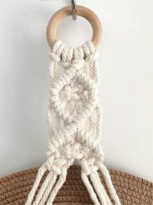 1 pièce/1 set Porte-chapeau en bois macramé, étagère murale tissée pour ranger les chapeaux, organisateur de chapeau fait main, étagère suspendue pour casquettes de cowboy, pour dortoir, étude, derrière la porte, rangement de casquettes de baseball, support à chapeaux bohème pour la maison, chambre à coucher, salle de bain, salon, bureau, décoration de maison, cadeau pour la Saint-Valentin, la Fête des Mères, Pâques, la Fête des Enseignants, le Nouvel An, la remise des diplômes, le printemps, l'été, les festivals, révélation du sexe, anniversaires, mariages, fêtes, le cadeau parfait pour les collègues, les amis et la famille, la rentrée scolaire