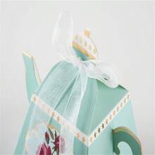 1 cái/5 cái/25 cái Hộp đựng ấm trà hoàng gia Châu Âu dập vàng sáng tạo Hộp đựng đường cưới Hộp đựng đường cổ điển Hộp đựng bánh ngọt trà chiều cá nhân Hộp đóng gói Hộp giấy đóng gói - Nhiều màu - Xem 8