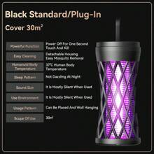 Eliminate Mosquitoes & Insects Instantly - USB Electric Mosquito Light Outdoor Camping Repellent With Wall/Desktop Mount, Purple LED Light - Multicolor - View 11
