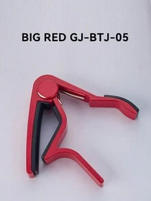 適用於吉他、電吉他和烏克麗麗等樂器的吉他金屬夾，可輕鬆更換調音夾，吉他配件