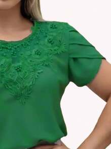 Women Blouses - 綠旗 - 查看 2