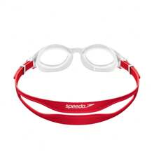 Speedo Unisex Adult 2.0 Biofuse Swimming Goggles (Clear/Red) - Clear/Red - View 2