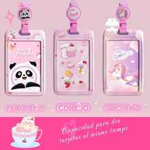 Badge Holder & Accessories - Pink - View 1