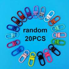 10/20/30/50/100/200pcs Vivid Metal Keychain Hooks - Swivel Clasp With Heavy-Duty Lobster Claw - Suitable For DIY Jewelry And Bag Accessories Car Accessories Bag Charm Backpack For School Cute Goth Y2k - Multicolor - View 15