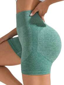 Women Leggings - 薄荷綠 - 查看 3