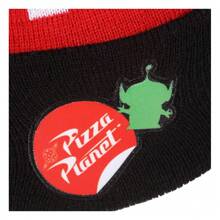 Disney Toy Story Unisex Adult Pizza Planet Beanie (Red/Black) - Red/Black - View 3