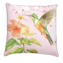 Cushion Cover - Bộ 4 Vỏ Gối Trang Trí Hình Chim - Xem 3