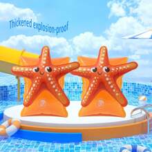 1 Pc PVC Cute Cartoon Inflatable Arm Band Flotation Sleeves Tubes Blow Up Water Rings For Little Girls Boys Summer Outdoor Swimming Pool Beach Party…