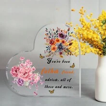 1 Món Quà Cha Từ Con Gái Con Trai Ngày Của Cha Hình Trái Tim Nghệ Thuật Dành Cho Cha Món Quà Acrylic Cảm Ơn Quà Tặng Cho Cha Đồ Trang Trí Tiệc Quà Tặng Trang Trí Nhà In Bạn Đã Là Cha. Bạn ơi. Cố vấn. Tất cả những điều này và hơn thế nữa. - trong suốt - Xem 2
