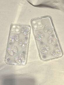 闪亮蝴蝶图案软壳手机壳，兼容 17 Pro Max/17 Pro/17 Air/17/16 Pro Max/16/16 Pro/16 Plus/15/15 Pro Max/15 Pro/15 Plus/11/12/13/14 Pro Max/XS/XR/11 Pro/11 Pro Max/12 Pro/12 Pro Max/13 Pro/13 Pro Max/7 Plus/14 Pro/14 Pro Max/14 Plus/7 Plus/8 Plus/8/SE2 - 無色 - 查看 7