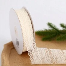 25 Yard/Cuộn, Ruy Băng Ren Rộng 3Cm Cho Hộp Quà Tặng Bó Hoa Bao Bì Tự Làm, Băng Đô, Nơ, Phụ Kiện Quần Áo, Thủ Công Mỹ Nghệ, Đồ Chơi, Trang Trí Quần Áo - Nhiều màu - Xem 16