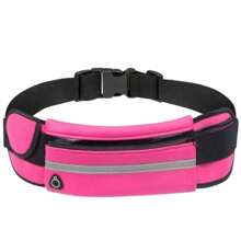 Men Waist Bags - 玫紅色 - 查看 1