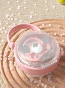 1 hộp đựng chống bụi PP trong suốt hình gấu trúc/kẹp núm vú giả/bộ kẹp núm vú giả chống bụi, hộp đựng di động tinh tế, hộp đựng riêng biệt, móc treo di động vệ sinh cho bé. Lưu ý: Cần chọn hộp đựng/kẹp núm vú giả/bộ khi đặt hàng, màu sắc ngẫu nhiên và không bao gồm núm vú giả. - Hồng - Xem 11