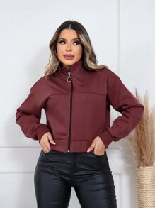Women Sweatshirts - màu nâu - Xem 2