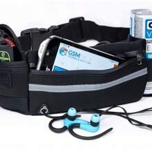 Men Waist Bags - 玫紅色 - 查看 3