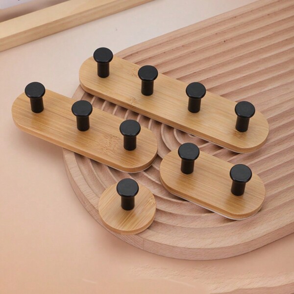 1 Peça Gancho de Porta Redondo sem Perfuração para Banheiro ou Cozinha, para Pendurar Roupas ou Toalhas