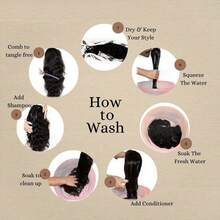 Synthetic Short Dreadlock Topper 3 Inch Afro Dreadlock Topper Hair Extensions Clip On Hair Extensions Messy Hairpieces For Men And Women - Black - View 7