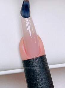 HEFENNA 1瓶Y2K日系法式透明裸色凝胶指甲油，通用底色，夏季美甲，基础指甲油，适合旅行，送给女性和女孩的礼物，DIY家用美甲沙龙 - 裸粉色 - 查看 3