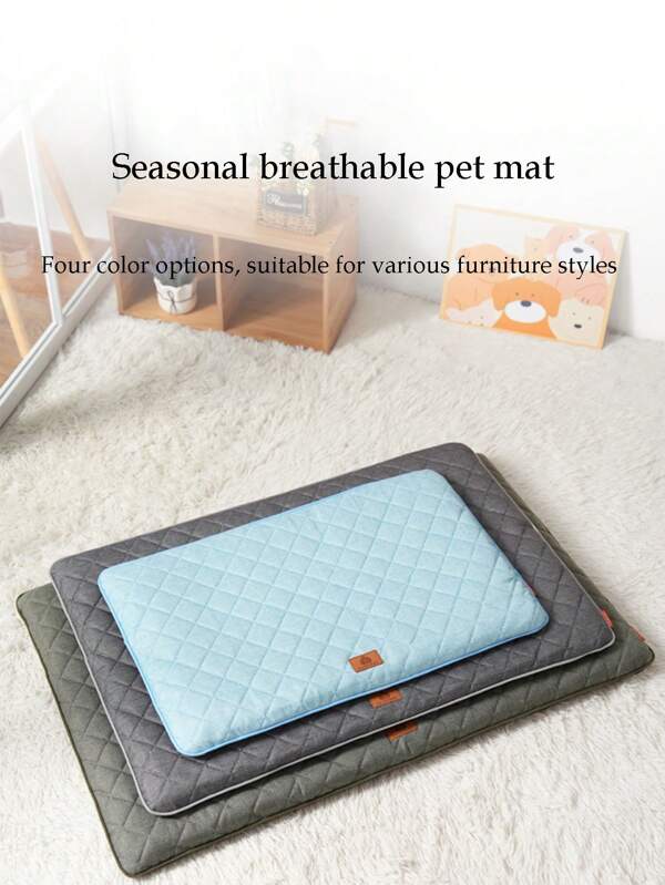Moisture-Proof Elevated Pet Bed | Removable & Washable Pet Pad | 4-Season Breathable Pet Nest | Comfortable Sleeping Mat | L, XL, XXL