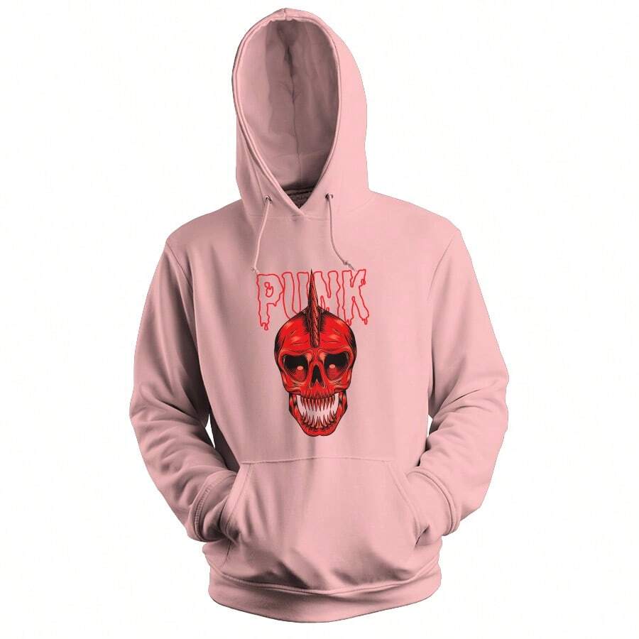 Men Sweatshirts - 淺粉色 - 查看 1