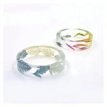 1pc DIY Resin Casting Mould For Flower Bangle Bracelet, Round Shape With Straight Tube, Made Of Silicone - White - View 3