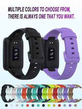 1pc Compatible With Xiaomi Band 7 Pro Silicone Watch Band Smart Band 7 TPE Replacement Wrist Band As A Gift For Students Returning To School