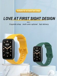 1 件兼容小米手环 7 Pro 硅胶表带智能手环 7 TPE 替换腕带作为返校学生的礼物 - for xiaomi 7pro - 查看 2