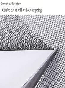 1 pieza Pantalla de malla contra mosquitos y insectos para puerta y ventana de verano para interior, red antimosquitos DIY para decoración del dormitorio del hogar - Negro - Ver 11