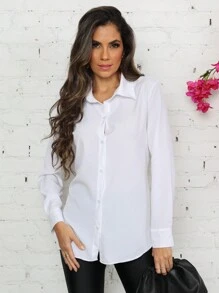 Women Blouses - 白色 - 查看 3