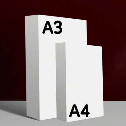 20 Sheets Of A4 White Cardboard And A3 White Cardboard Marking Paper For Cover, Drawing, Art, Graffiti, School Supplies Back To School