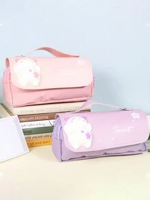 3D Kawaii Pencil Case Girls Decompression Pen Pouch Cute Waterproof School Supplies Aesthetic Organizer Box Students Stationery - Multicolor - View 3