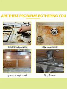 廚房多功能清潔劑，適用於爐灶、炊具和油漬清潔 - 綠色 - 查看 3