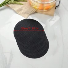 Silicone Honeycomb Insulation Pad, Non-Slip Pot Holder, Jar Opener, And Microwave Mat For Home Use