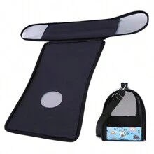 AIMISHOP Bolsa Mala ESTAMPADA Casinha Transporte Cachorros Gatos Pet Transporte Cão/gato - Azul Empoeirado - Visão 8