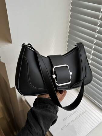 Bolso de hombro con axila retro, bolso de moda para uso diario con billetera y bolsillo para teléfono, ligero y esencial para viajar