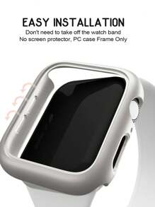 3pcs Hollow Apple Series Smartwatch Case PC Hard Shell Protective Cover Compatible With Apple Watch 38/40/41/42/44/45/49mm Compatible With Apple Watch Ultra/SE/8/7/6/5/4/3/2/1