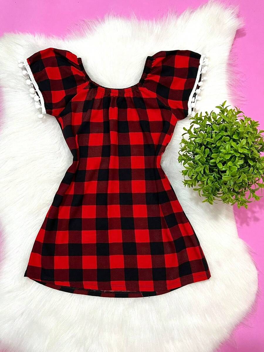 Young Girls Dresses - Đỏ - Xem 1