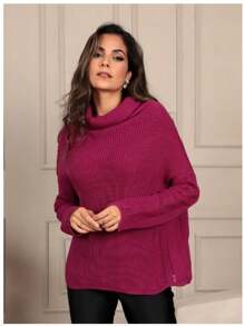 Women Sweaters - Màu Hoa hồng đỏ - Xem 3