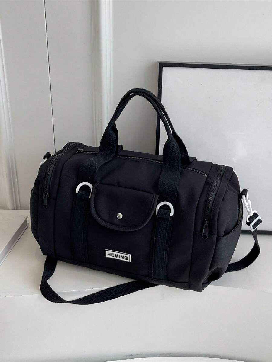 时尚多功能大容量旅行行李包，适合手提、肩背、斜挎或宽肩带，非常适合工作、上学或旅行