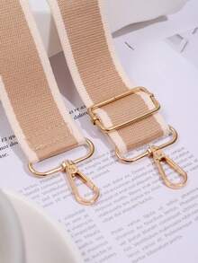 1pc Khaki Fashion Embroidery Thread V-Printed Wallet, Versatile Shoulder Bag With Multiple Card Slots And Phone Pocket For Women - Khaki - View 4