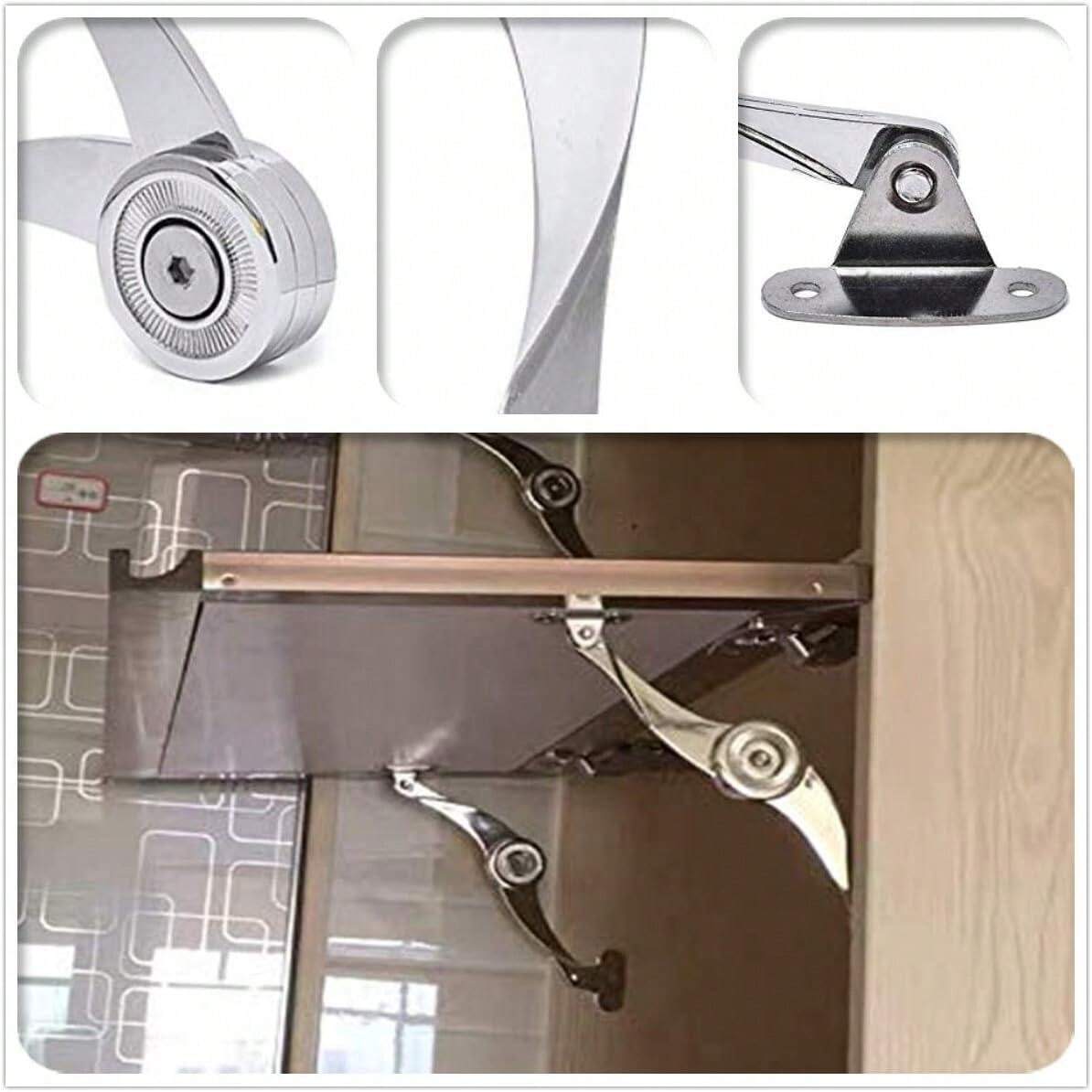 2 Pieces Safe Hinges For Wooden Box, Toy Box Hinges Soft Close, Lid