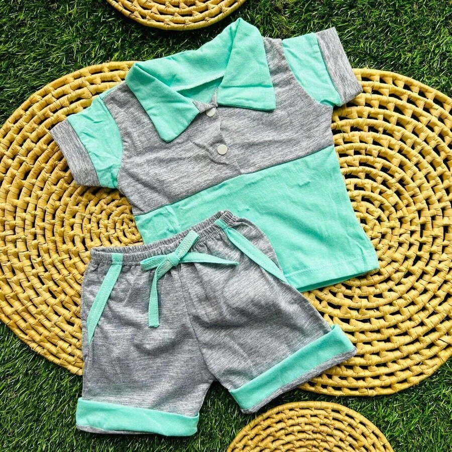 Baby Boys Sets - 綠色 - 查看 1