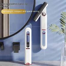 1PC Portable Mini Mop, Sponge Mop, Bathroom Crevice Absorption Mop, Suitable For Tabletop Cleaning, Crevice Cleaning, And Household Cleaning Tools - Red - View 5