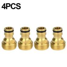 Universal Kitchen Faucet Adapter Brass Faucet Connector Mixer Hose Adapter With Garden Thread Watering Tool - As Shown - View 11