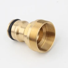 Universal Kitchen Faucet Adapter Brass Faucet Connector Mixer Hose Adapter With Garden Thread Watering Tool - As Shown - View 10