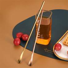 2/4 件装长柄不锈钢咖啡和浓缩咖啡勺 - 非常适合搅拌、调味和盛放冰茶 - 厨房用品、厨房、圣诞礼物 - 彩色 - 查看 6